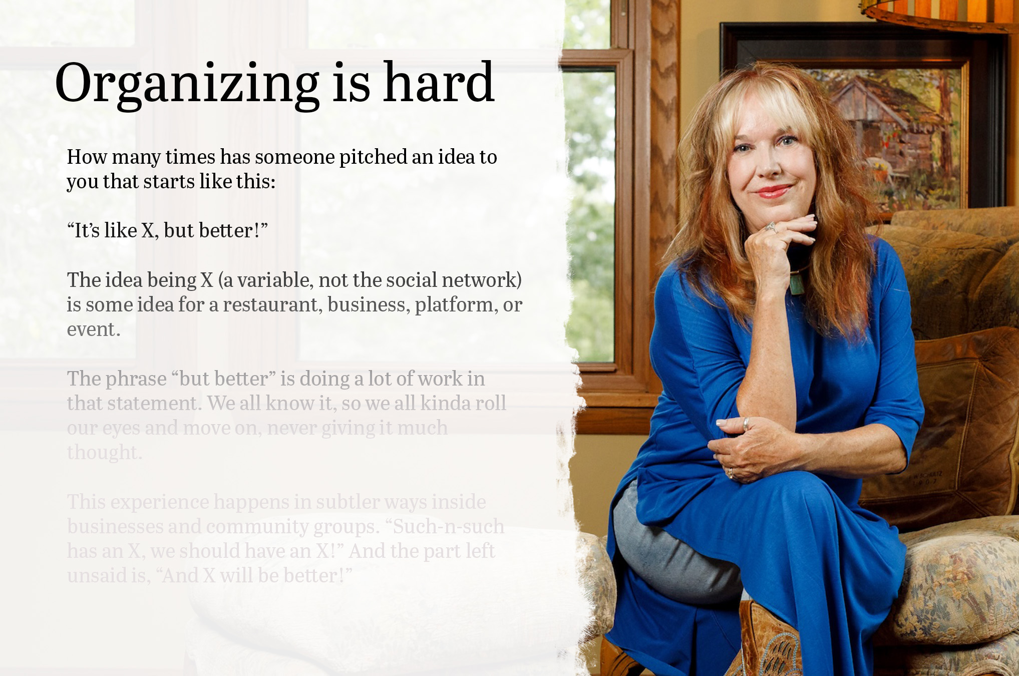 Here’s why every time your group tries to organize something, it fails